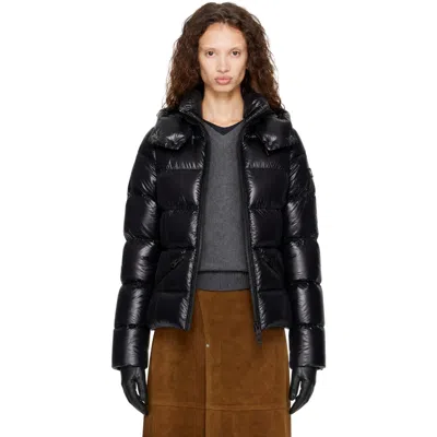 Mackage Black Madalyn Lustrous Hood Down Jacket In Multi