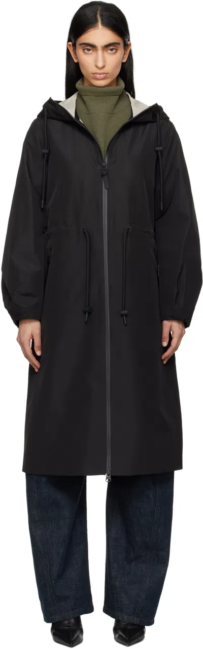 Mackage Black Mekelle-z Coat In C0952 Black-trench