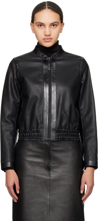 Mackage Black Noelia Leather Jacket