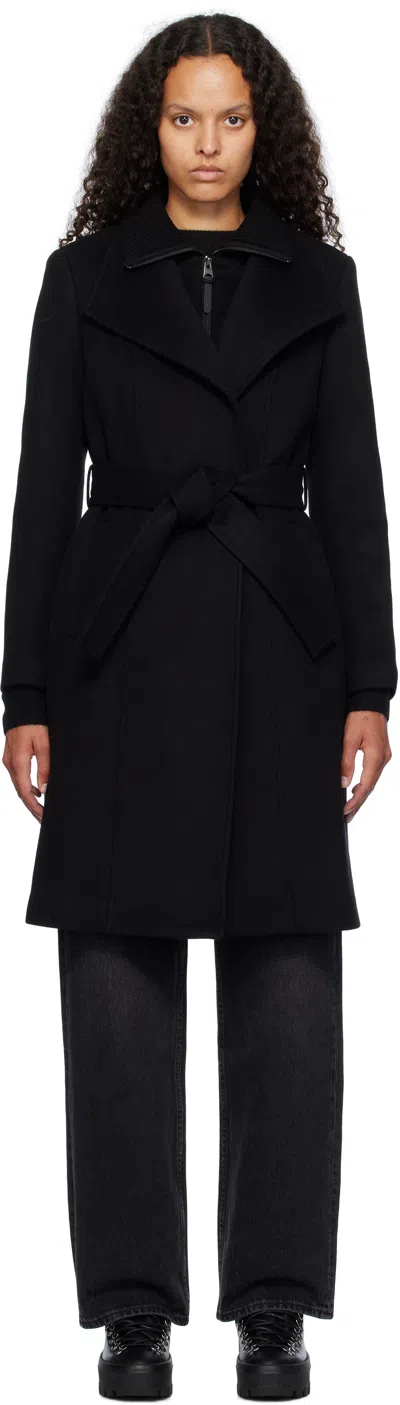 Mackage Black Norita 2-in-1 Coat In C0001 Black