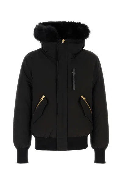 MACKAGE MACKAGE BLACK NYLON BLEND DIXON-BX DOWN JACKET