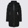 Mackage Farren Quilted Zip-up Coat In Black