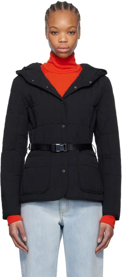 Mackage Black Raja Vertical Quilted Light Down Jacket In C0001 Black