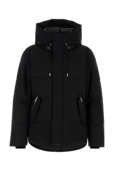 Mackage Black Solid Hood Jacket