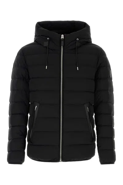 Mackage Black Stretch Nylon Jack Down Jacket