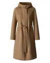 Mackage Blithe Handmade Wool Coat In Light Camel