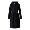 Mackage Blithe Handmade Wool Coat In Black