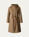 Mackage Blithe Handmade Wool Coat In Brown