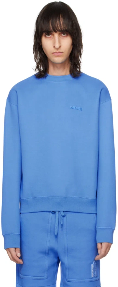 Mackage Blue Julian Sweatshirt In Celestial Blue