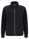 Mackage Blue Solid Wool Jacket In Blue
