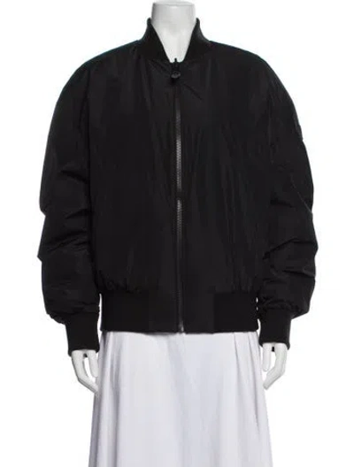 Pre-owned Mackage Bomber Jacket In Black