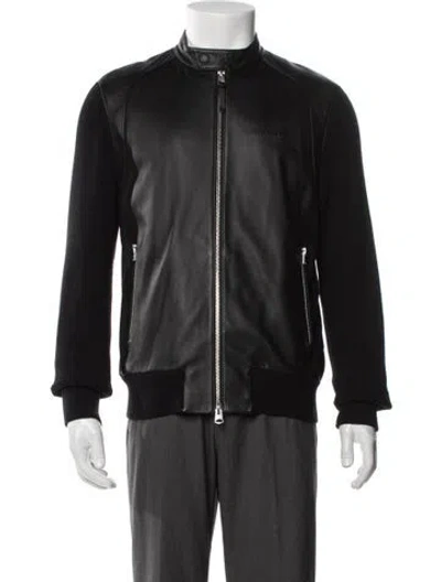 Pre-owned Mackage Bomber Jacket In Black