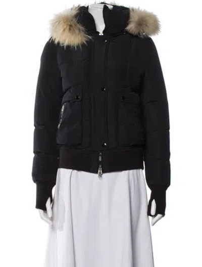 Pre-owned Mackage Bomber Jacket In Gray