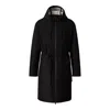 Mackage Black Mekelle Jacket In Black-trench