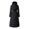 Mackage Caline-flp Down Coat In Black-white