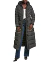 Mackage Calina Lustrous Down Maxi Coat In Gray