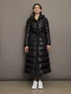 Mackage Calina R Long Nylon Down Jacket In Black