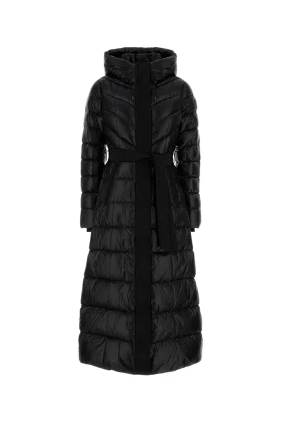 Mackage Calina Stretch Nylon Down Jacket In Red