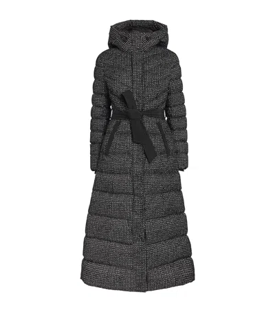 Mackage Caline-flp Down Coat In Black-white