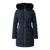 Mackage Long-sleeved Zipper Down Jacket In Black