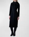 Mackage Double Faced Wool Coat In Black
