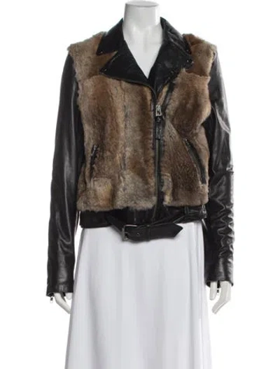 Pre-owned Mackage Coat In Black/neutrals