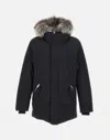 Mackage Black Nylon Blend Edward-x Down Jacket In Black - Silver