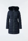 Mackage Long-sleeved Zipper Down Jacket In Black