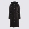 Mackage Siobhan Down Trench Coat With Removable Bib In Black