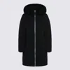 Mackage Fur Hooded Quilted Coat In Black