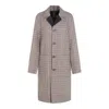 Mackage Houndstooth-pattern Coat In Brown