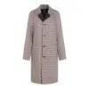 Mackage Houndstooth-pattern Coat In Brown
