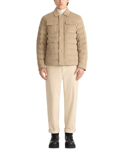 Mackage Cohen Corduroy Quilted Down Jacket In Brown