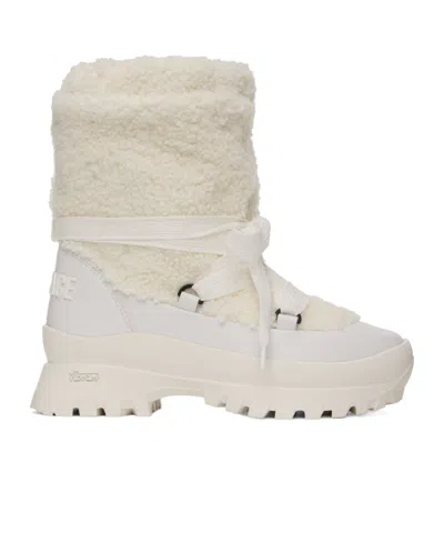 Mackage Conquer Shearling-lining  Snow Boots In White