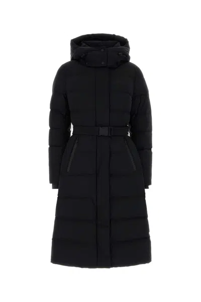 Mackage Coralia Cityz Recycled Nylon Stretch Shell Coat In Black