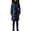 Mackage Coralia Water Resistant Hooded 800 Fill Power Down Coat In Black