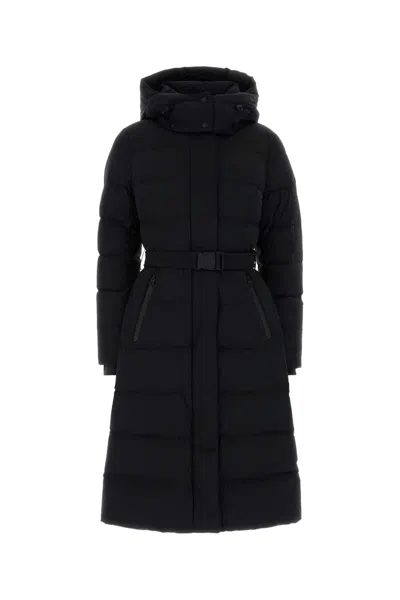 Mackage Black Stretch Nylon Coralia Down Jacket