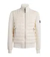 Mackage Cotton-blend Hybrid Bomber Jacket In Neutral