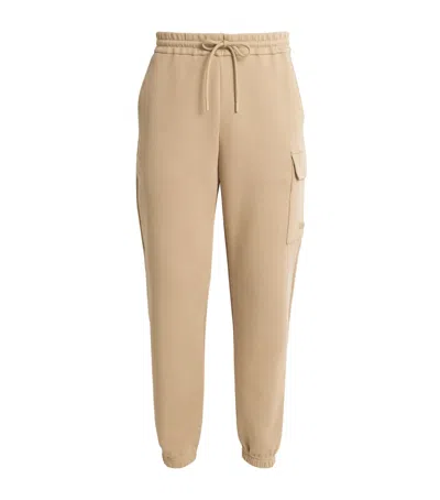 Mackage Cotton-blend Marvin Cargo Sweatpants In Beige