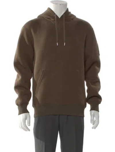 Pre-owned Mackage Crew Neck Long Sleeve Hoodie In Brown