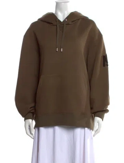 Pre-owned Mackage Crew Neck Long Sleeve Hoodie In Brown