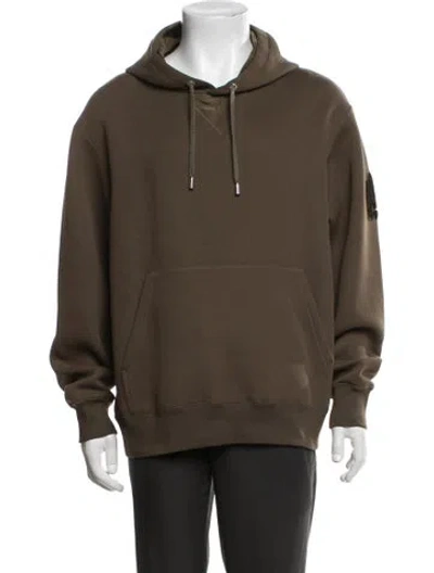 Pre-owned Mackage Crew Neck Long Sleeve Hoodie In Green