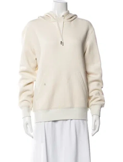 Pre-owned Mackage Crew Neck Long Sleeve Hoodie In Neutrals