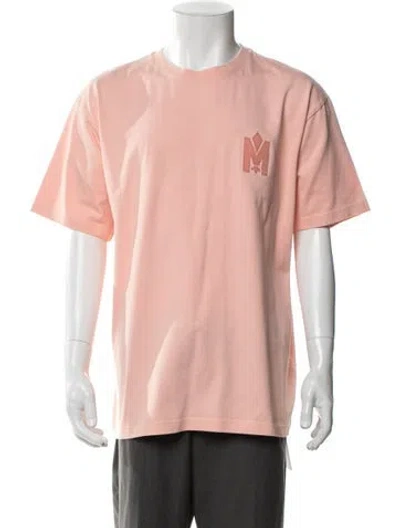 Pre-owned Mackage Crew Neck Short Sleeve T-shirt In Pink