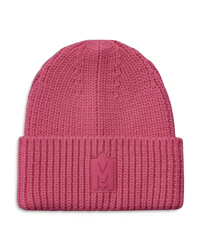 Mackage Cuffed Knit Hat In Bright Pink