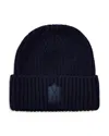 Mackage Cuffed Knit Hat In Navy-light Military