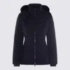Mackage Dark Blue Down Jacket In Black