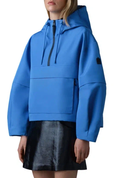 Mackage Demie Convertible Windproof & Water Repellent Recycled Polyester Anorak In Celestial Blue-trench