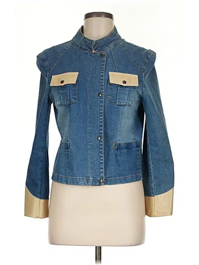 Pre-owned Mackage Denim Jacket In Blue