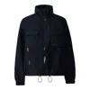 Mackage Devorah Seam-sealed Rain Jacket In Navy